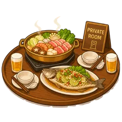 โปรโมทร้านอาหารสังสรรค์ ร้านอาหารจัดเลี้ยง ห้องส่วนตัว ร้านอาหารสำหรับงานเลี้ยง ใกล้ฉัน กรุงเทพ ใกล้บางซื่อ
