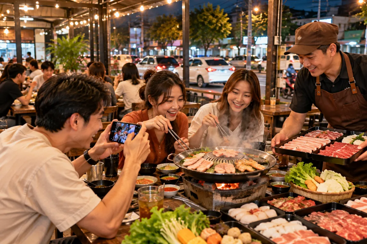 โปรโมทร้านหมูกระทะเปิดใหม่ ใกล้ประชาชื่น ร้านขายหมูหมัก เบคอน กุ้ง รีวิวร้านหมูกระทะอร่อย ประชาชื่น | ประชาชื่น.com