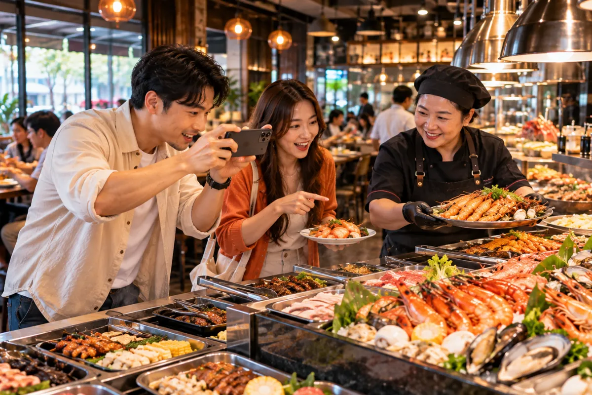 โปรโมทร้านบุฟเฟ่ต์เปิดใหม่ ใกล้บางซื่อ ร้านขายปิ้งย่าง อาหารนานาชาติ ของหวาน รีวิวร้านบุฟเฟ่ต์อร่อย บางซื่อ | บางซื่อ.com